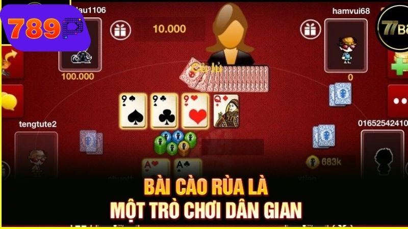 Luật chơi cơ bản của Bài Cào Rùa