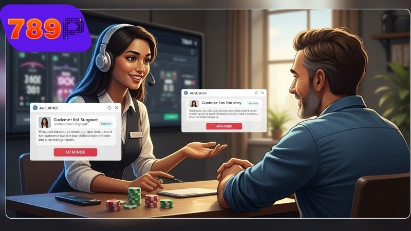 Hướng dẫn gửi liên hệ 789p để nhận được sự trợ giúp